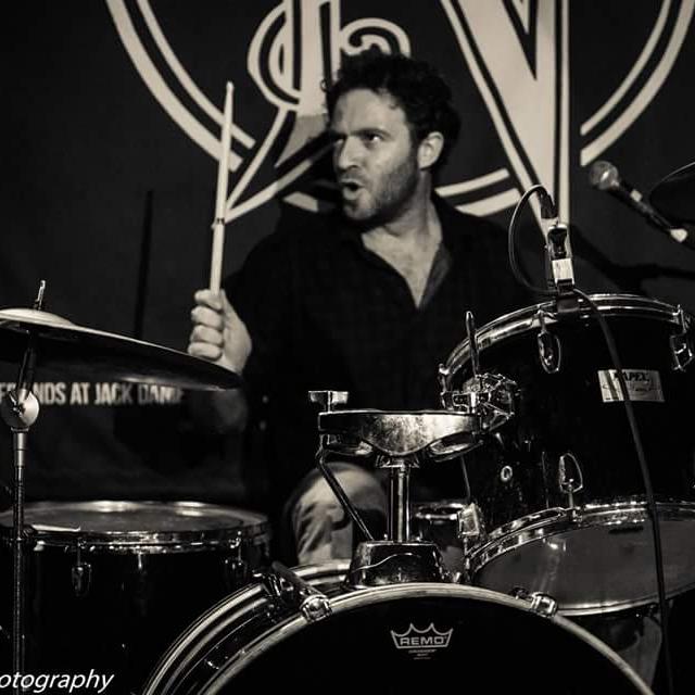 Drummer Nelson Costa plays at nambucca with a band called Eliphant